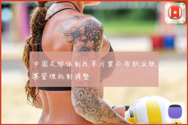 中国足球体制改革方案公布职业联赛管理机制调整